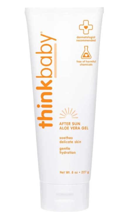 Thinkbaby After Sun Aloe Vera Gel tube for gentle skin hydration in the bulk hand and body care corporate collection.