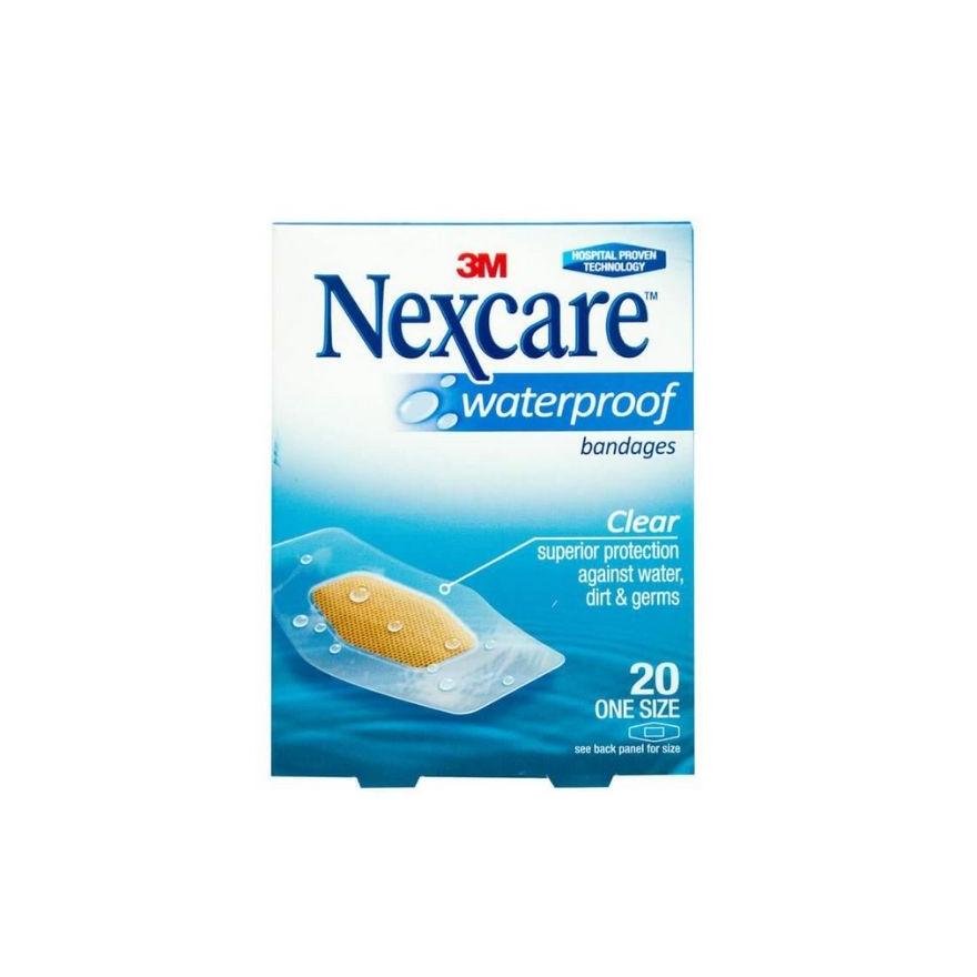 NEXCARE™ Waterproof Bandage One Size (Superior Protection Against Water Dirt & Germs) 20s