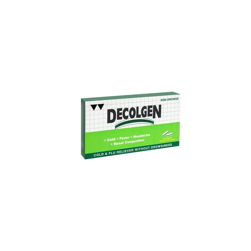 DECOLGEN Non Drowse 20's caplets