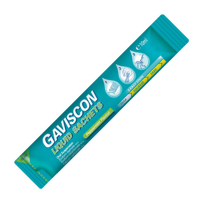 GAVISCON Gaviscon Peppermint Liquid Sachets 10ml