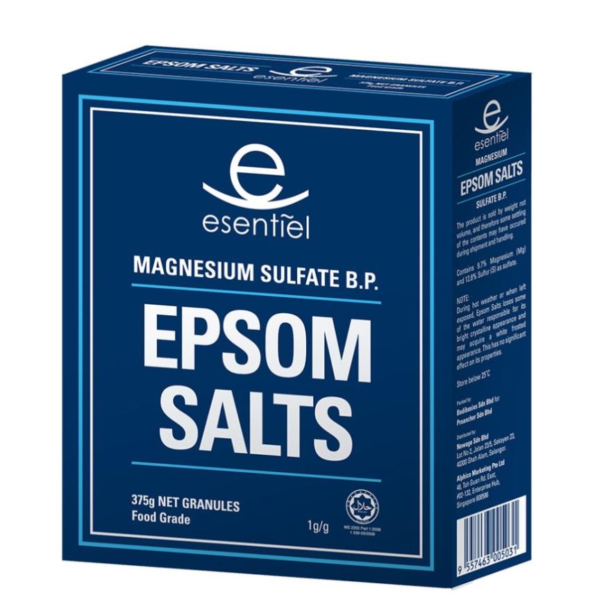 ESENTIEL Epsom Salts (For Relaxation And Relief Of Muscle Aches) 375g