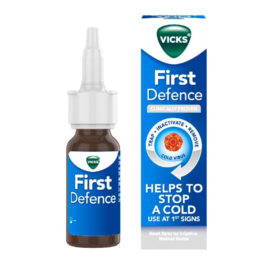 VICKS First Defence Nasal Spray (Helps to Stop Cold at First Sign) 15ml