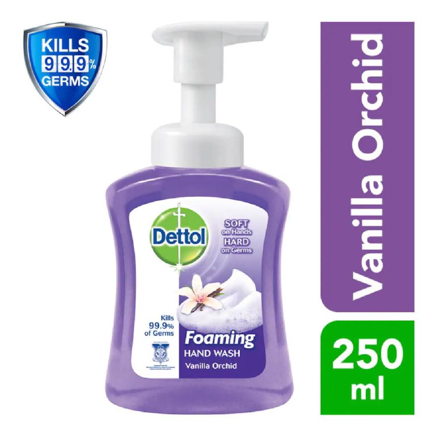 DETTOL Anti-Bacterial Foaming Hand Wash Vanilla Orchid (Kills 99.9% Germs) 250ml