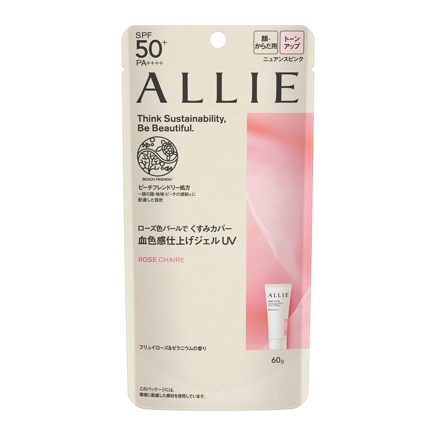 ALLIE Chrono Beauty Tone UP UV 02 Rose Chaire Sunscreen SPF50+ PA++++ (Suitable for Face & Body) 60g