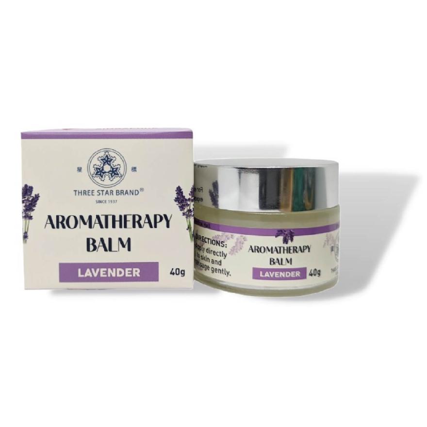 THREE STAR BRAND Aromatherapy Balm Lavender 40g