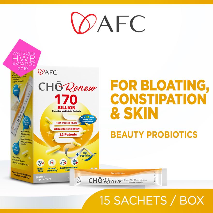AFC CHO Renew 170 Billion Beauty Probiotics Dietary Supplement Sachet 15s