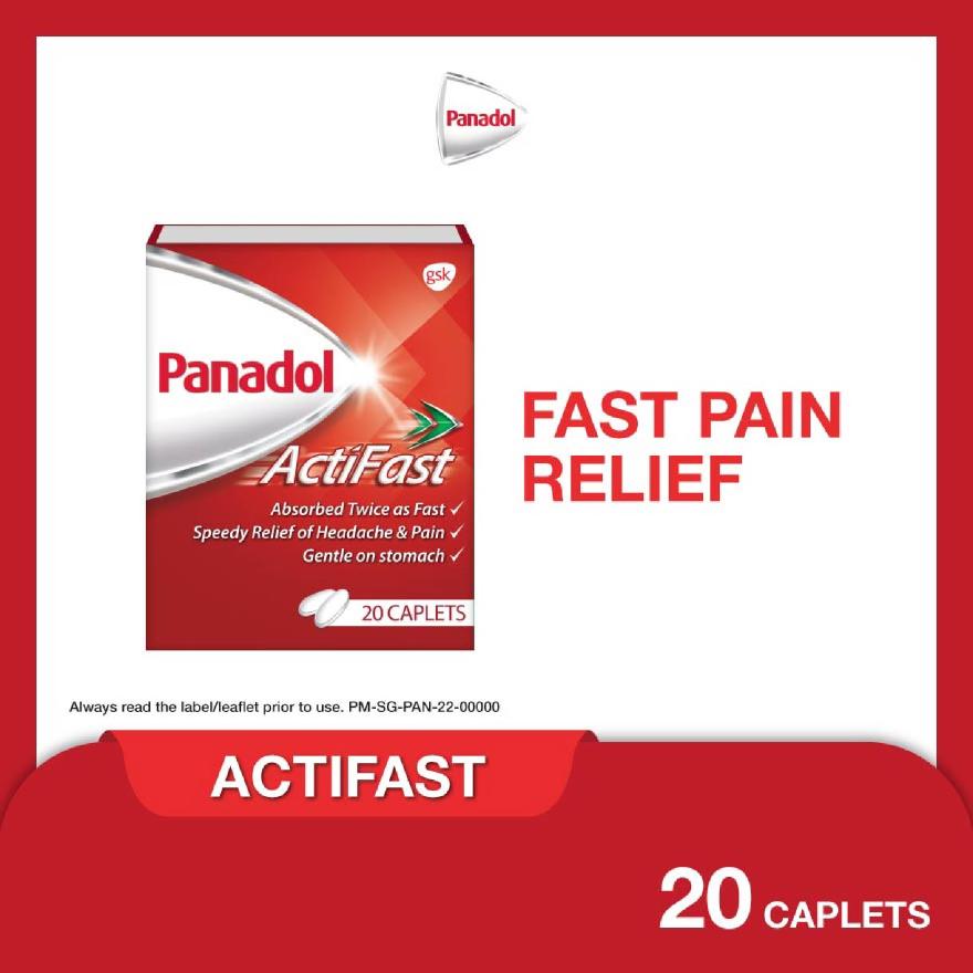 PANADOL Actifast Caplets 20s