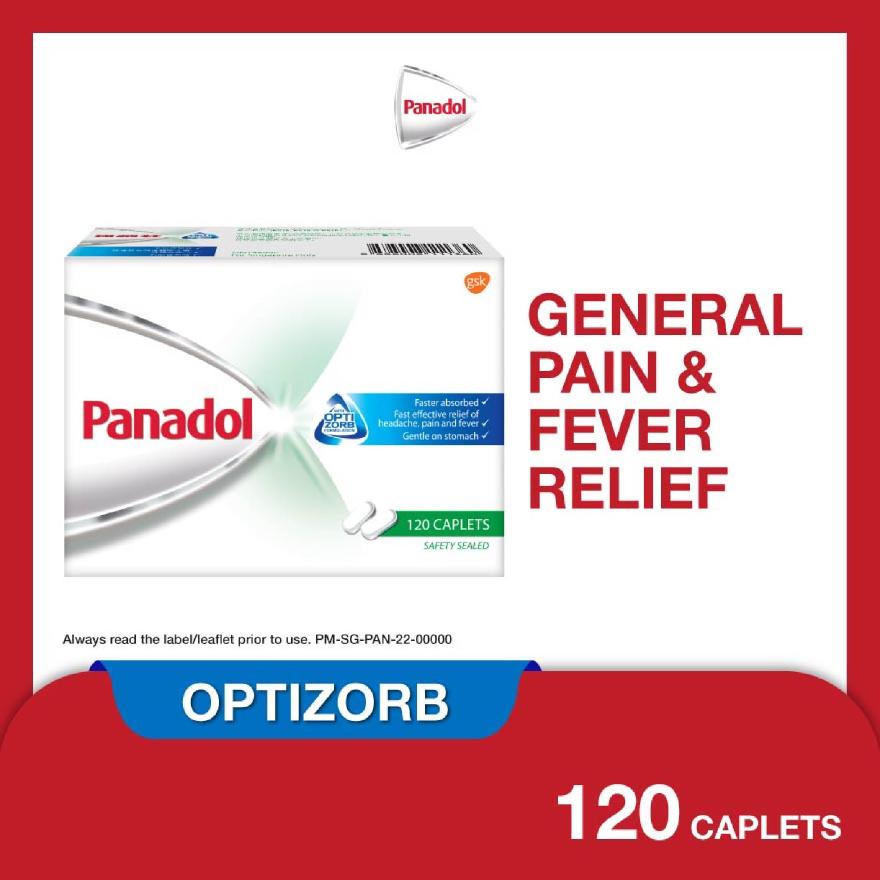 PANADOL Optizorb Tablet (For General Pain + Fever Relief) 120s