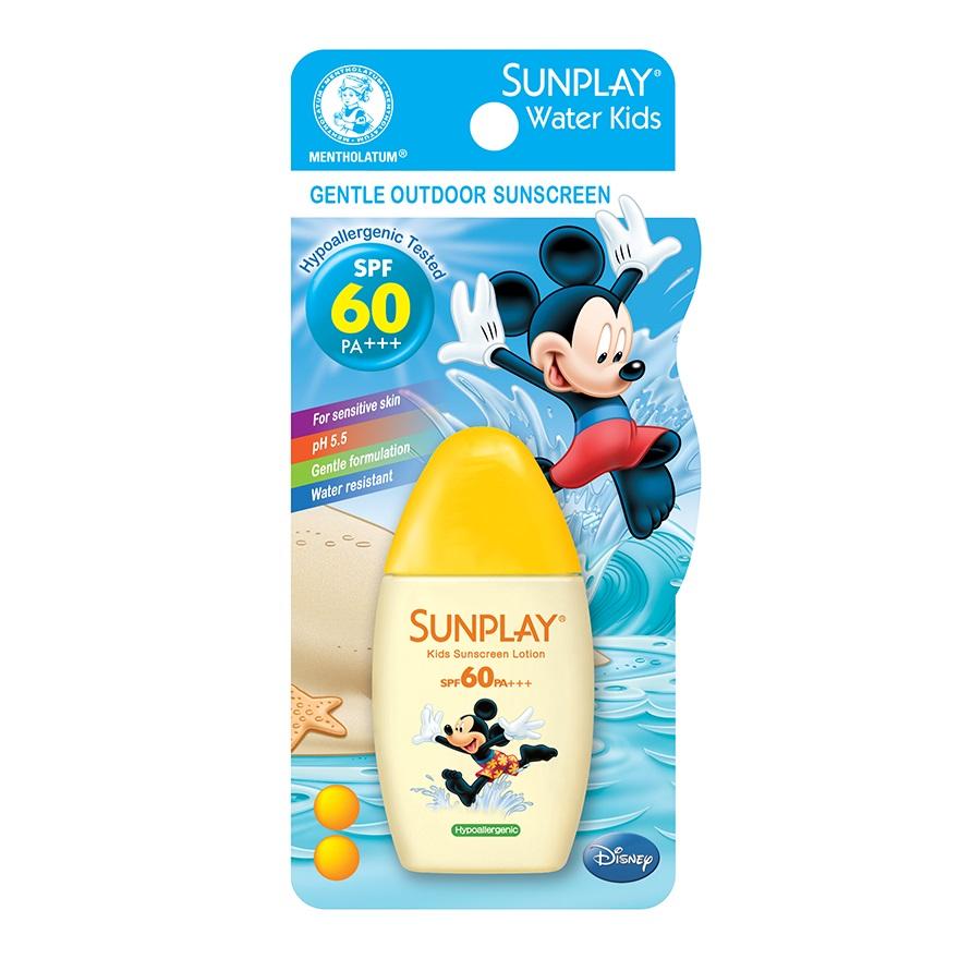 SUNPLAY Water Kids Disney SPF60 PA (Gentle Outdoor Sunscreen, High Protection, Hypoallergenic, Low Sensitivity Formula) 35g