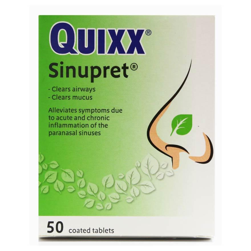 QUIXX Sinupret Coated Tablet 50s