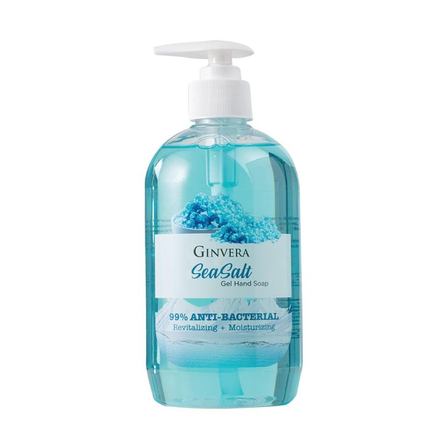 GINVERA Sea Salt 99% Anti-Bacterial Revitalizing Moisturizng Gel Hand Soap 500g