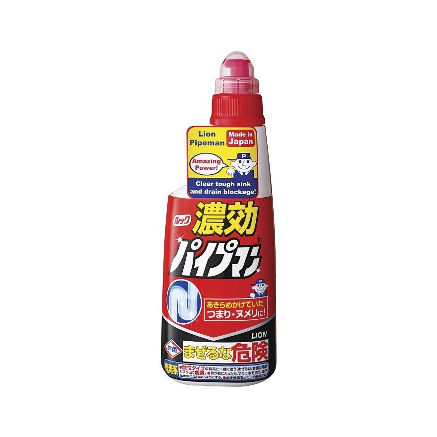 LION Lion Pipeman Sink & Drain Concentrated Declogging Gel 450ml
