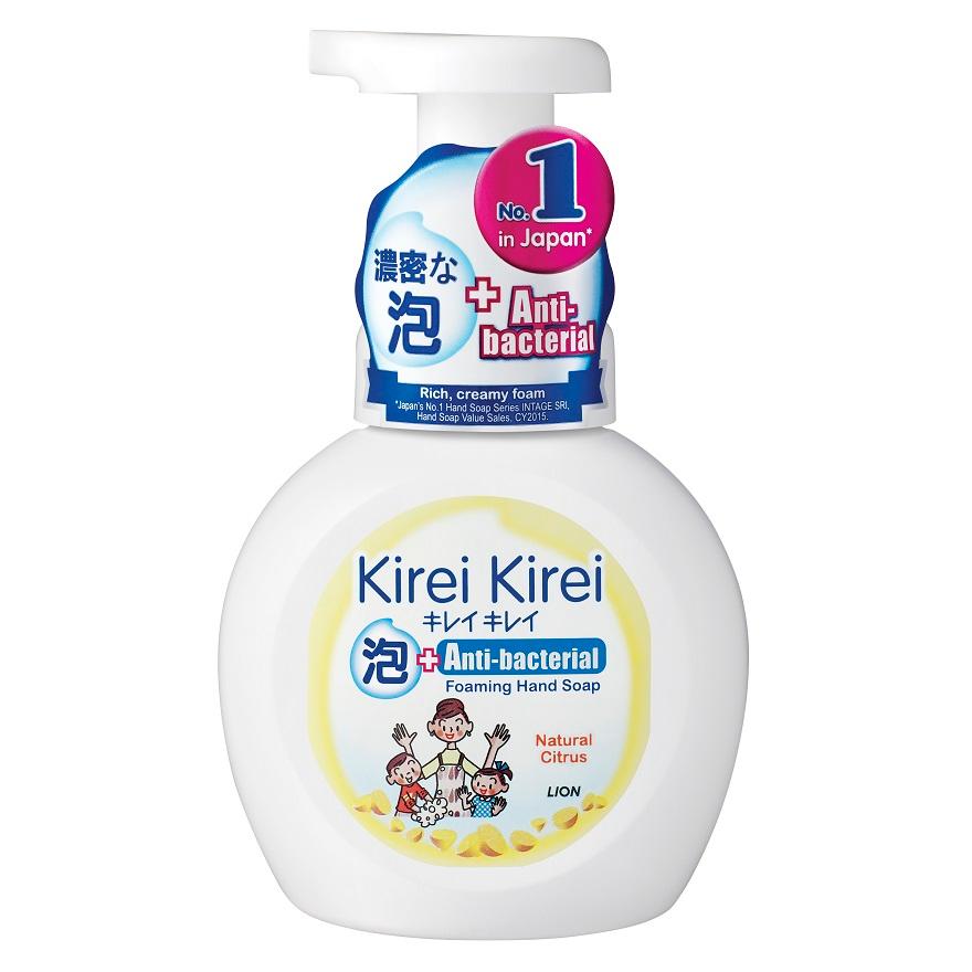 KIREI KIREI Ant-Bacterial Foaming Hand Soap Natural Citrus 250ml