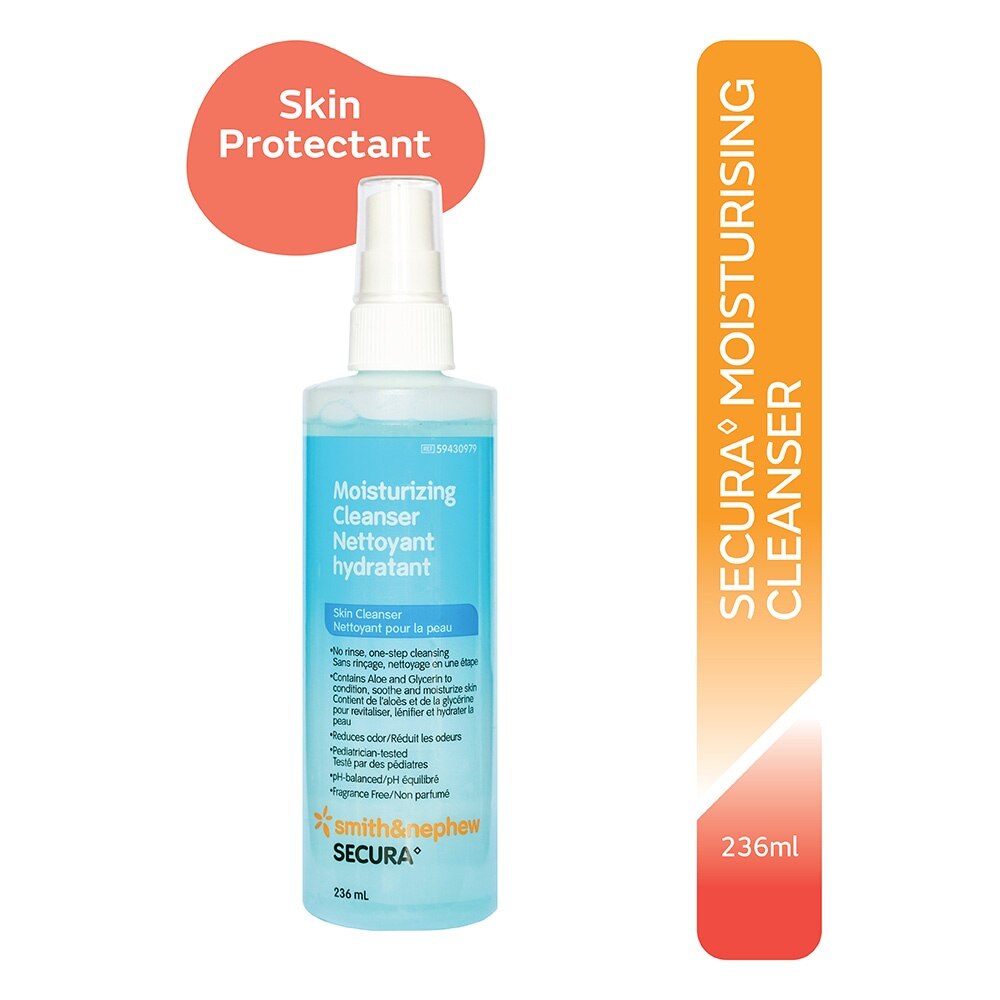 SMITH & NEPHEW SECURA Moisturizing Cleanser (To Reduce Skin Breakdown) 236ml