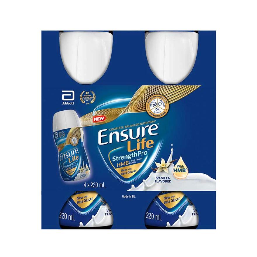 ENSURE Strength Pro Vanilla Liquid 220ml x 4s