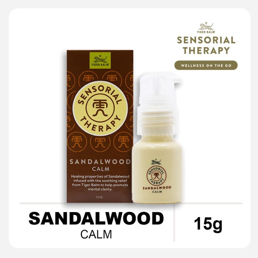 TIGER BALM Sensorial Therapy Sandalwood Calm (To Help Promote Mental Clarity) 15g