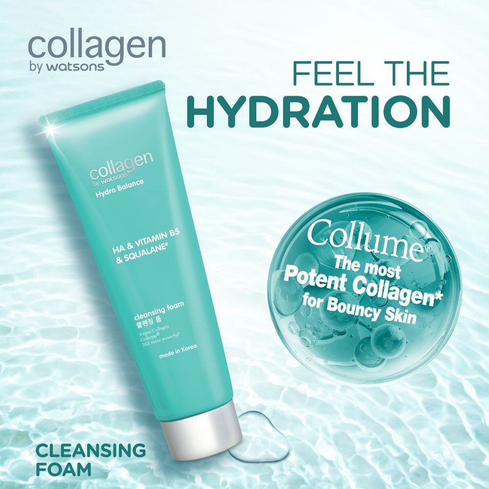 Ha Routine Collagen COLLAGEN BY WATSONS Hydro Balance HA & Vitamin B5 & Squalane Cleansing ...