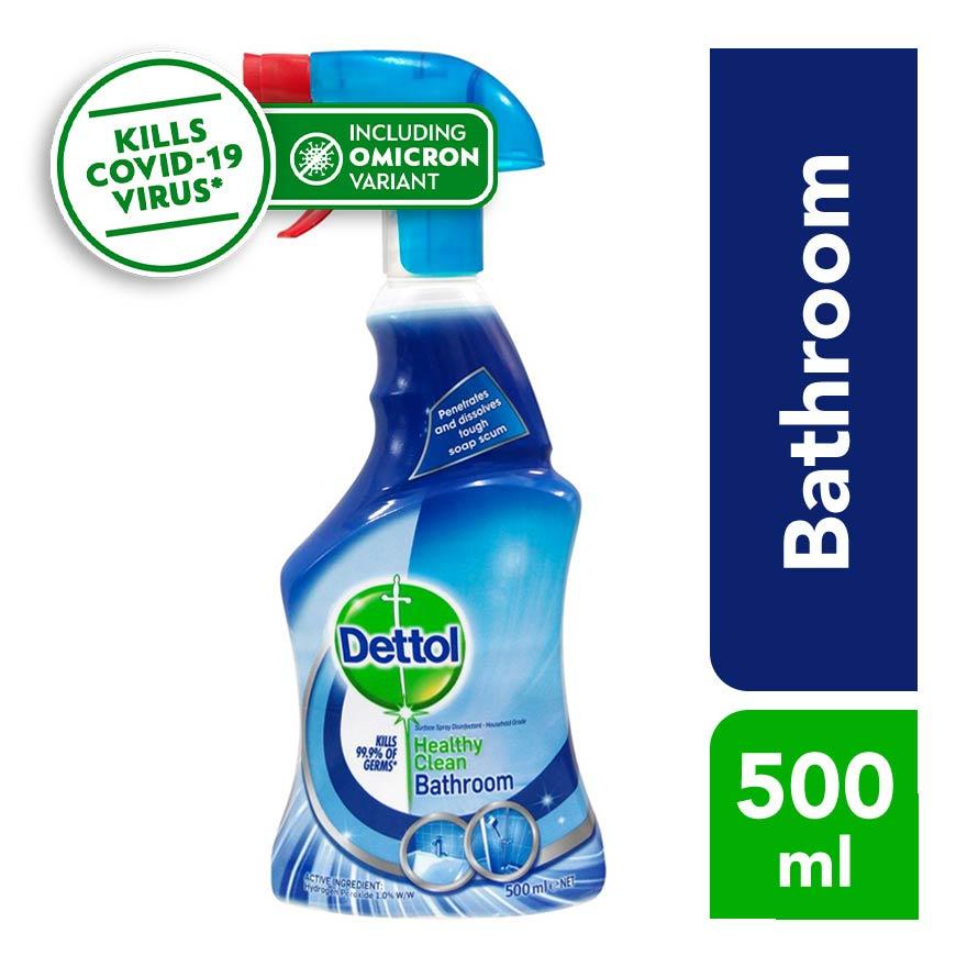 DETTOL Bathroom Cleaner Trigger Spray (Kills 99.9% Germs) 500ml