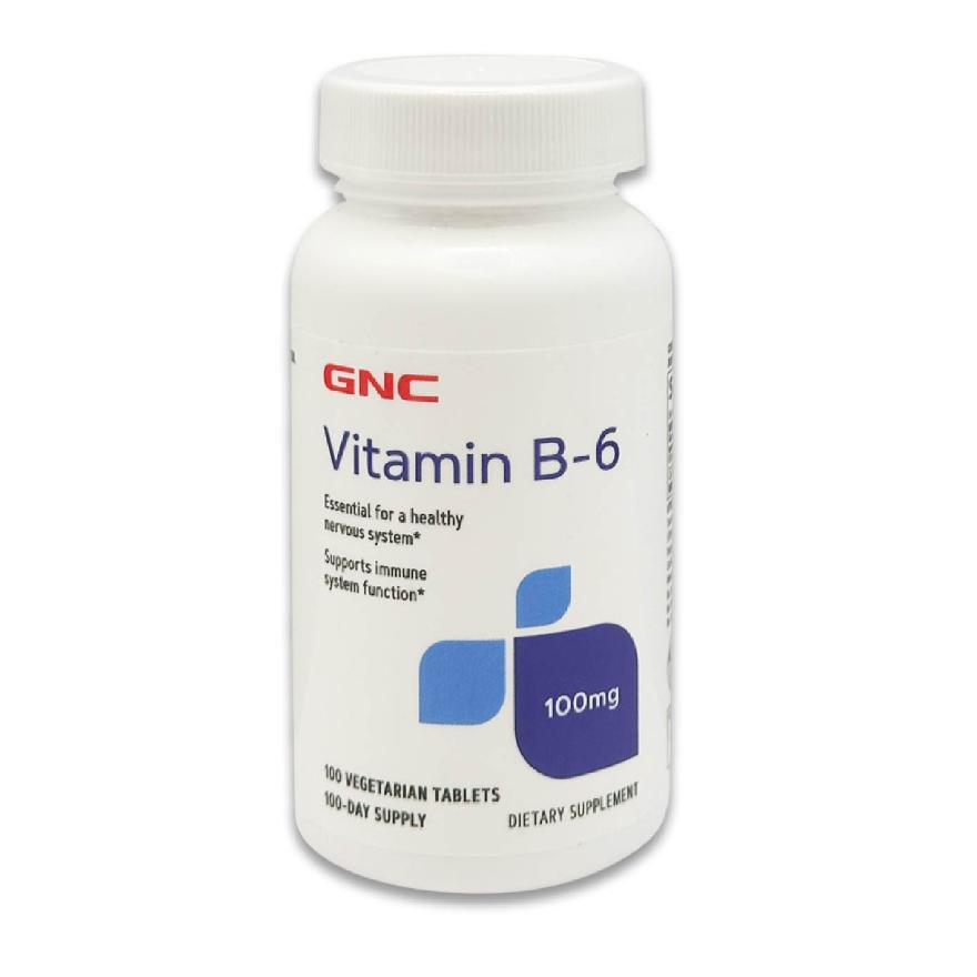 GNC Vitamin B6 100mg Tablet 100s