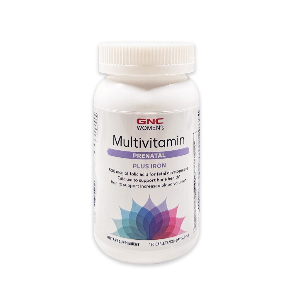 GNC Women's Prenatal Formula with Iron Caplet 120s