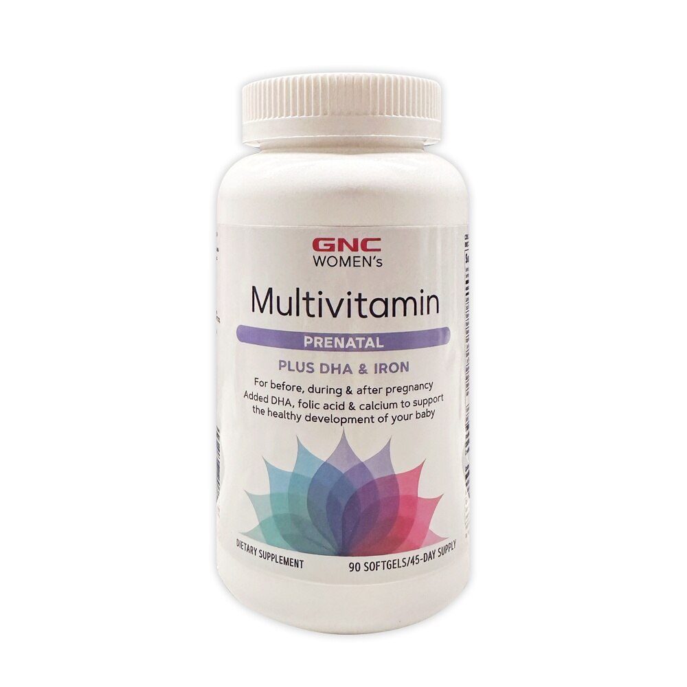 GNC Women's Prenatal Plus DHA & Iron Multivitamin Softgel 90s