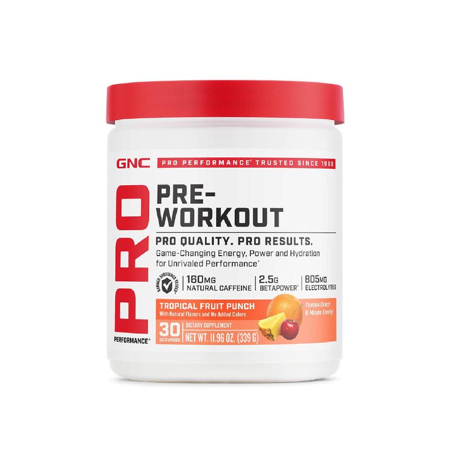 GNC Pro Performance® Pre-Workout Fruit Punch 339g