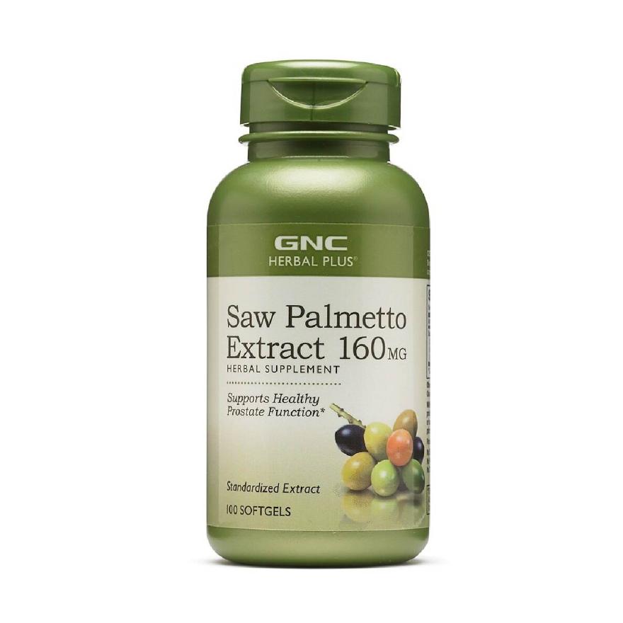 GNC Herbal Plus Saw Palmetto Extract 160mg Softgel 100s