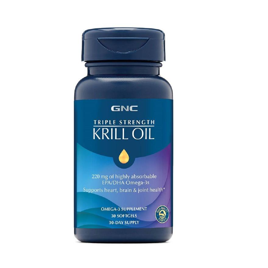 GNC Triple Strength Krill Oil 220mg 30s