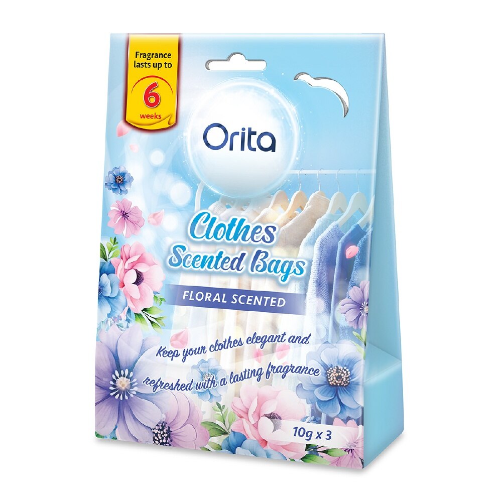ORITA Clothes Scented Bags - Floral Fragrance 10g x 3s