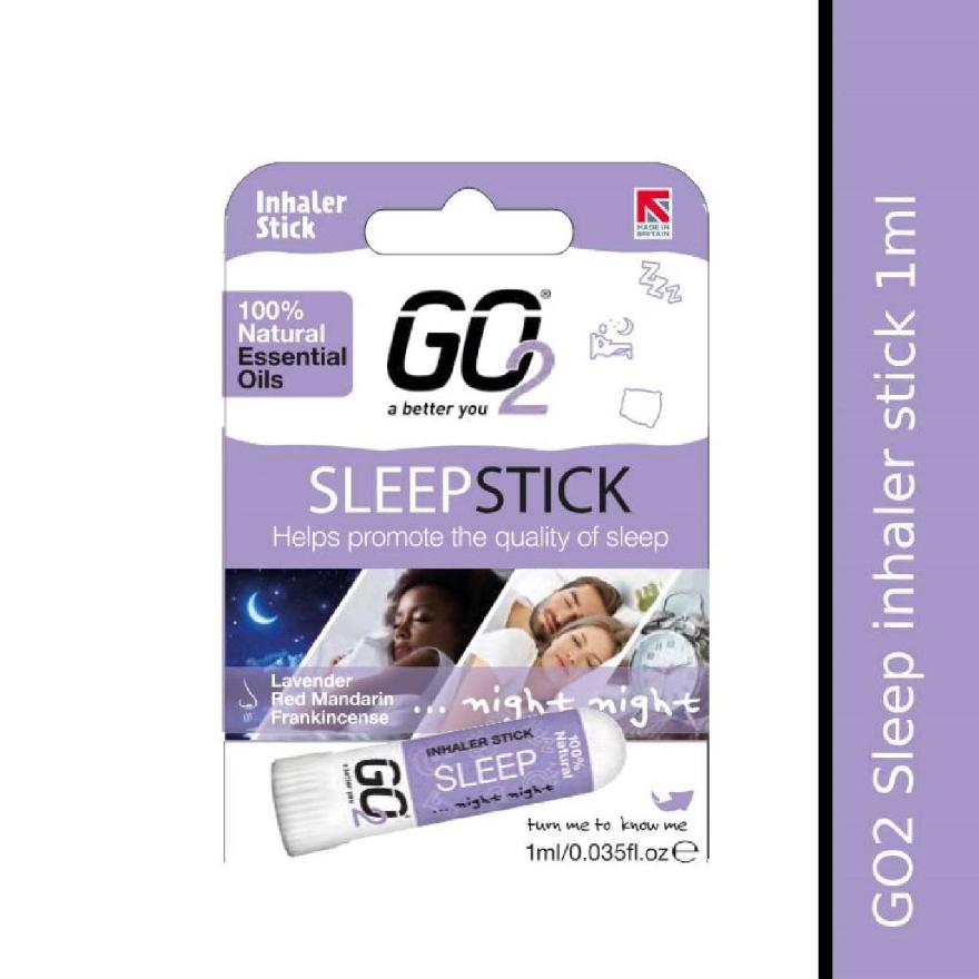 GO2 100% Natural Essential Oils Sleep Inhaler Stick (To Helps Promote The Quality Of Sleep) 1s