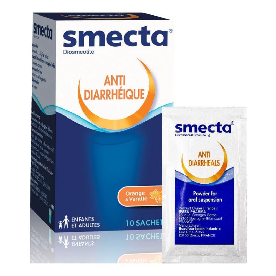 SMECTA Orange-Vanilla Powder (Treats and Relieves Diarrhea) 10s