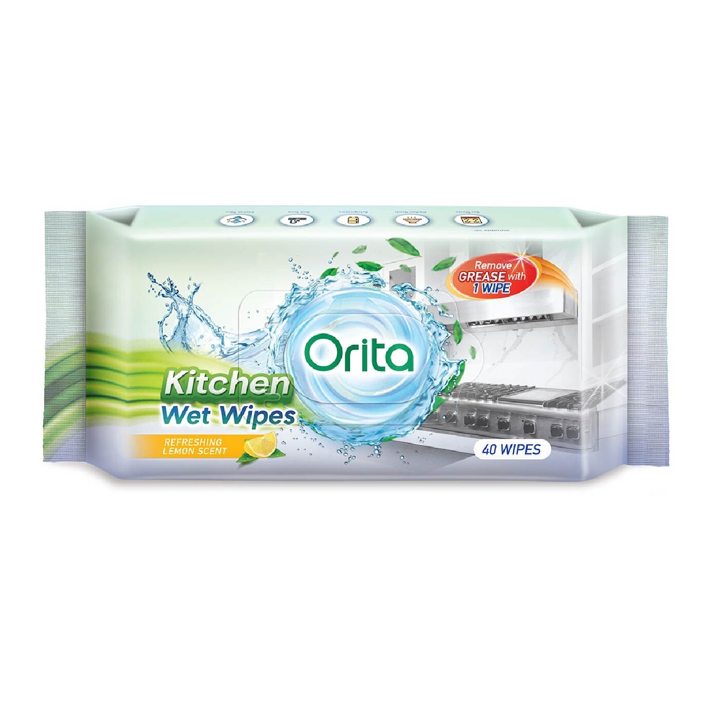 ORITA Kitchen Wet Wipes 40s