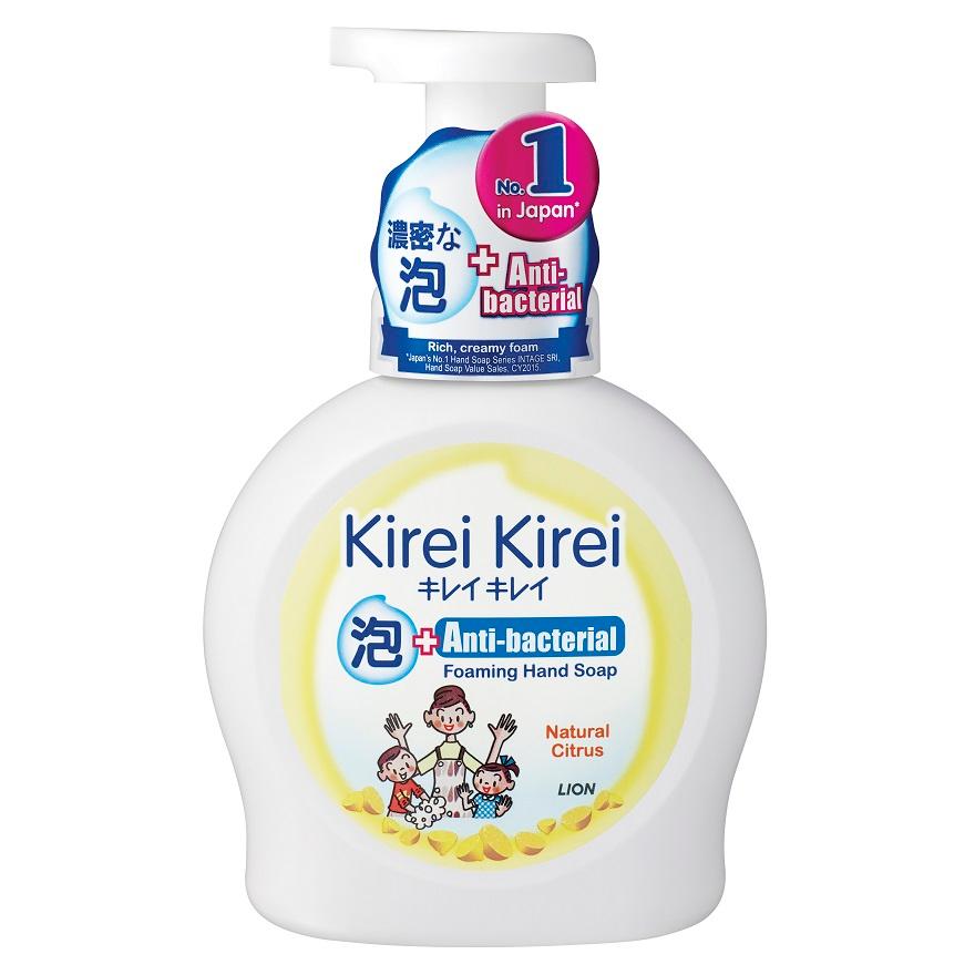KIREI KIREI Anti-Bacterial Foaming Hand Soap Natural Citrus 450ml