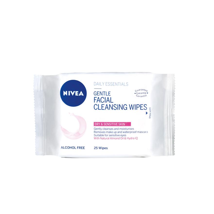 NIVEA Visage Gentle Facial Cleansing Wipes 25s