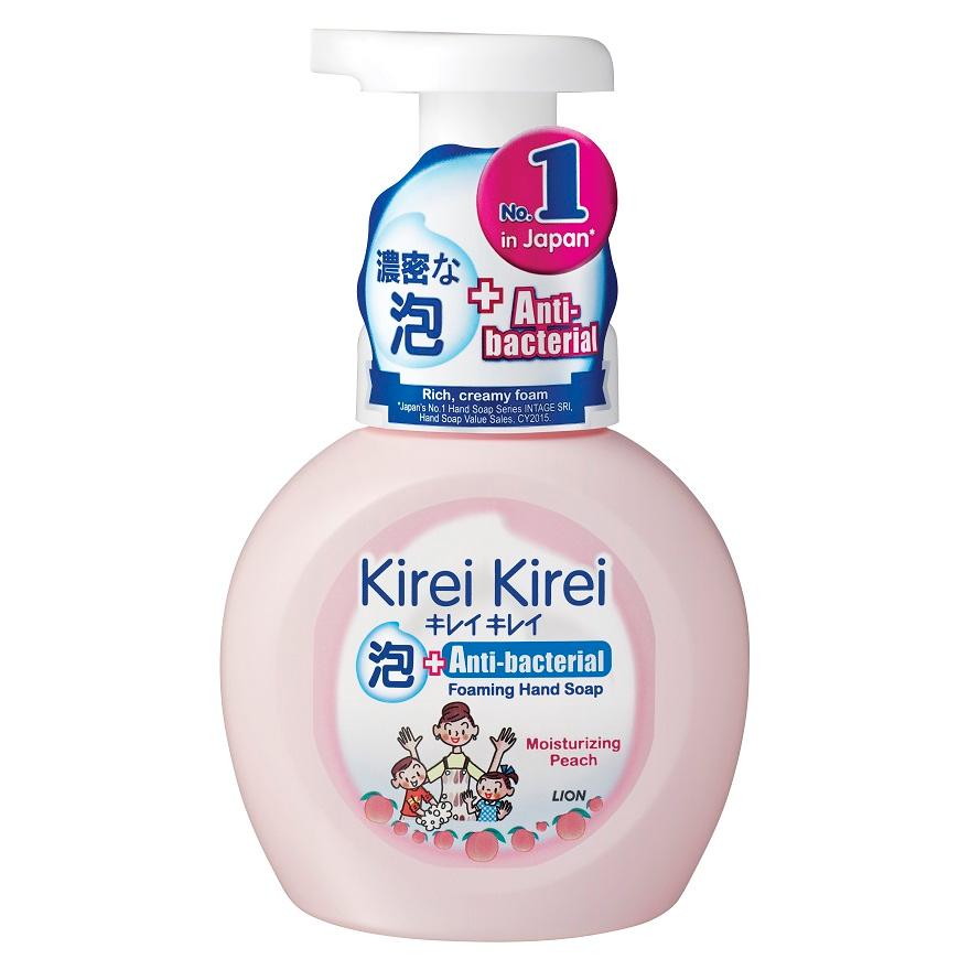 KIREI KIREI Anti-Bacterial Foaming Hand Soap Moisturizing Peach 250ml